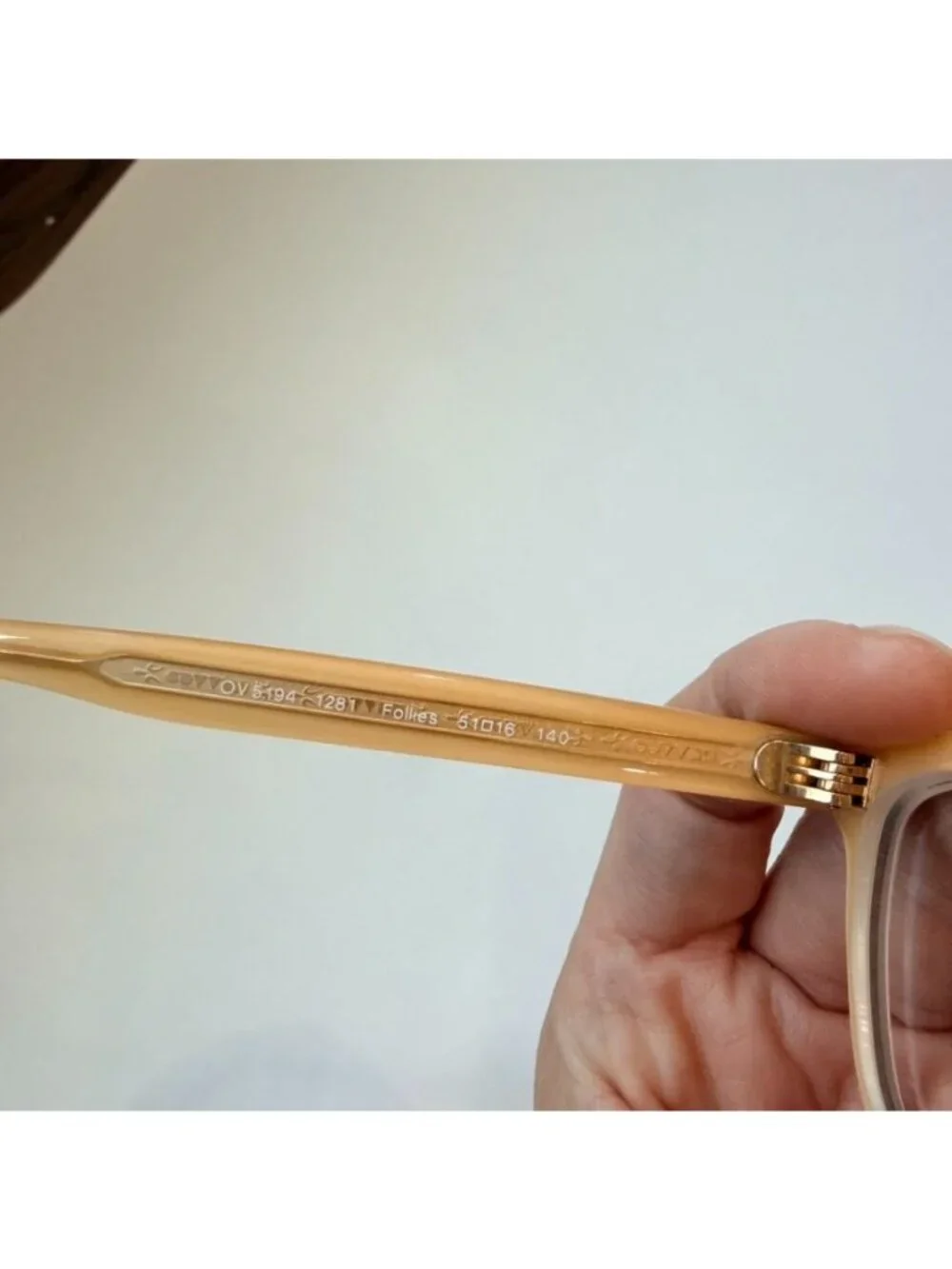 Oliver Peoples Follies OV5194 Brown Tortoise Cream Eyeglasses 51mm